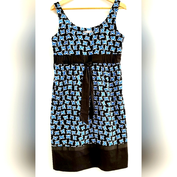 Jacqui E Dresses Jacqui E Women Midi Dress Size 2 Blue Sleeveless